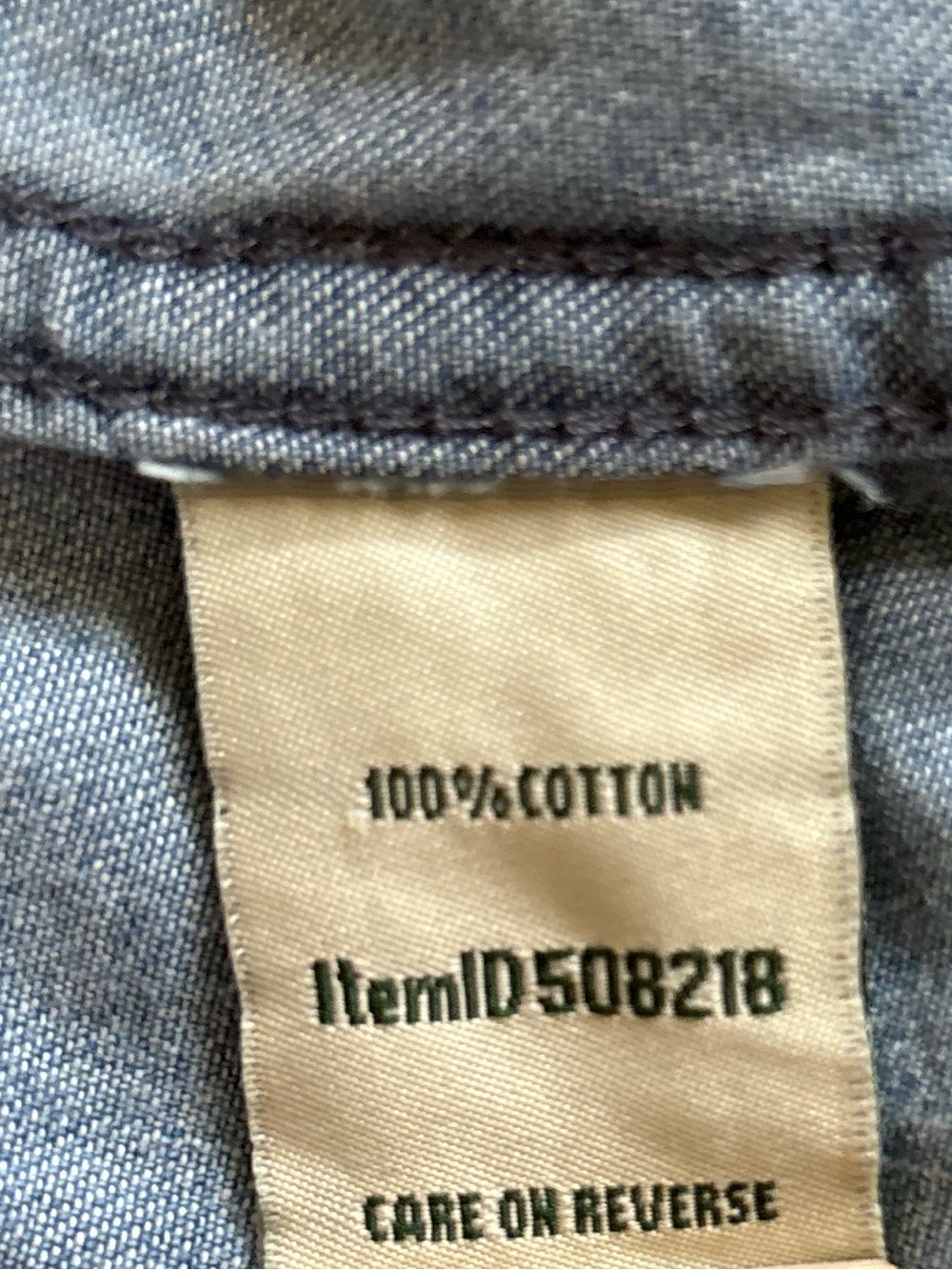 Women's L.L. Bean Heritage Washed Denim Shirt, Long-Sleeve Size L - Picture 12 of 14